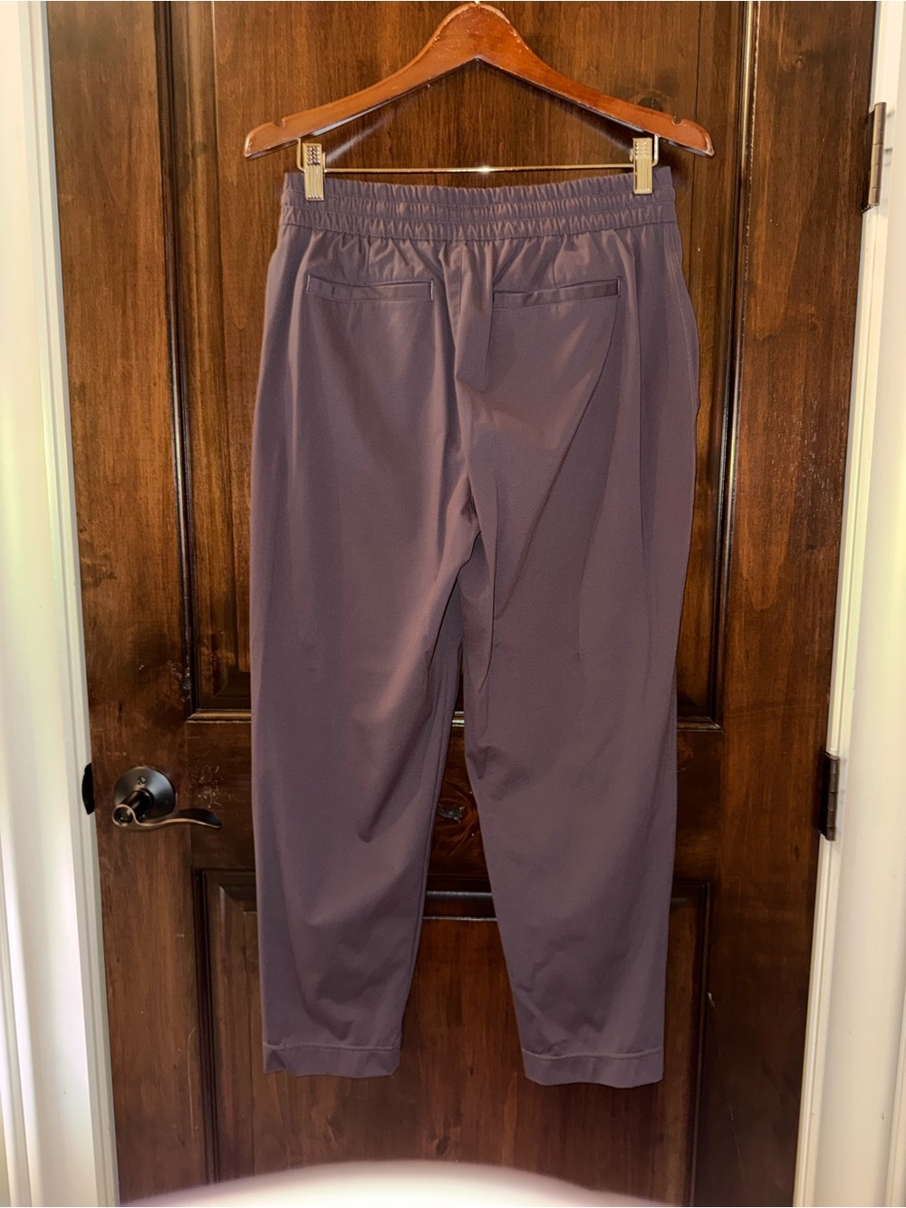 Women's Calia Mauve Elastic-Waist Track Joggers